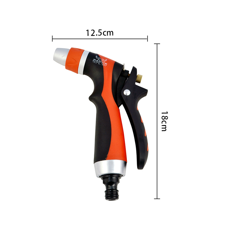 Garden watering spray gun Household cleaning car wash water gun Portable water truck standard water gun TRP soft glue water gun EG-601